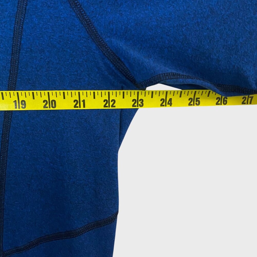 REI Co-op Quarter Zip Shirt Blue Men's Large Athletic Stretch Hiking Base-Layer - Picture 11 of 12